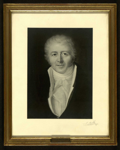 Portrait de Pierre Cosserat (1767-1832), signé A. Dheilly à Amiens