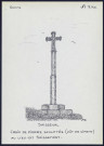 Saisseval : croix de pierre sculptée - (Reproduction interdite sans autorisation - © Claude Piette)
