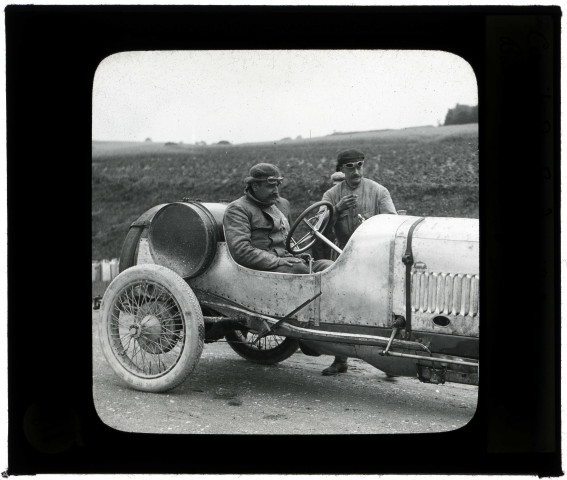 Circuit de Picardie 1913. Bablot sur Delage