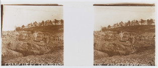 Tranchée, enterrant un cimetière (Somme)