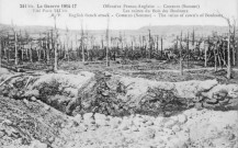 La Guerre 1914-17. - Offensive Franco-Anglaise - Combles (Somme) - Les ruines du Bois des Bouleaux. English French attack - Combles (Somme) - The ruins of cown's of Bouleaux