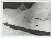 Zermatt vue d'ensemble contre-jour - juillet 1903