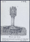 Belloy-sur-Somme : oratoire sur pilier en face du château d'en bas - (Reproduction interdite sans autorisation - © Claude Piette)