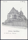 Amiens (Montières) : chevêt de l'église - (Reproduction interdite sans autorisation - © Claude Piette)