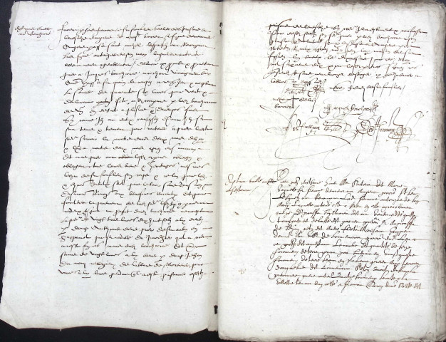 Etude de Me François De Saint-Fuscien à Amiens (étude n°26). Minutes de l'année 1610