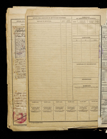 Dian, Lucien Hubert, né le 20 mai 1890 à Reims (Marne), classe 1910, matricule n° 801, Bureau de recrutement d'Amiens