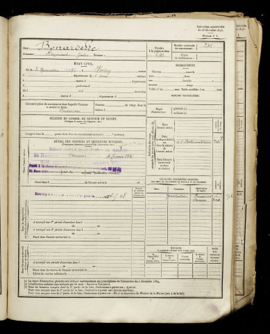 Bonardelle, Raymond Jules, né le 05 novembre 1896 à Halloy (Oise), classe 1916, matricule n° 245, Bureau de recrutement d'Amiens