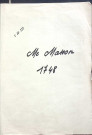 Etude de Me François Rémy Masson à Amiens (étude n°25). Minutes de l'année 1748