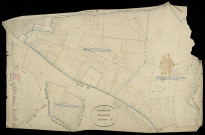 Plan du cadastre napoléonien - Yvrench : C