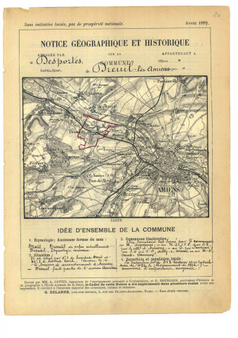 Dreuil-lès-Amiens : notice historique et géographique sur la commune