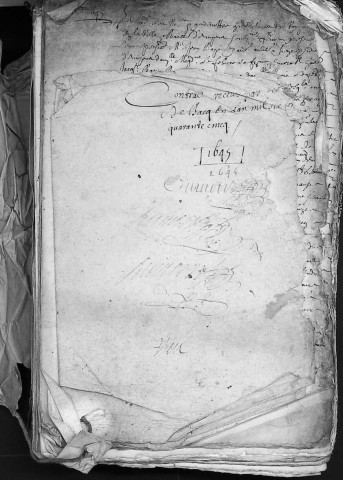 Etude de Me François Debacq à Amiens (étude n°7). Minutes de l'année 1645