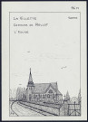 La Villette (commune de Rollot) : l'église - (Reproduction interdite sans autorisation - © Claude Piette)