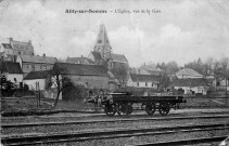 Ailly-sur-Somme. L'église vue de la gare