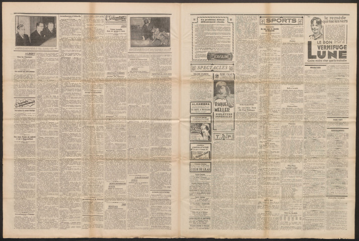 Le Progrès de la Somme, numéro 19545, 3 mars 1933
