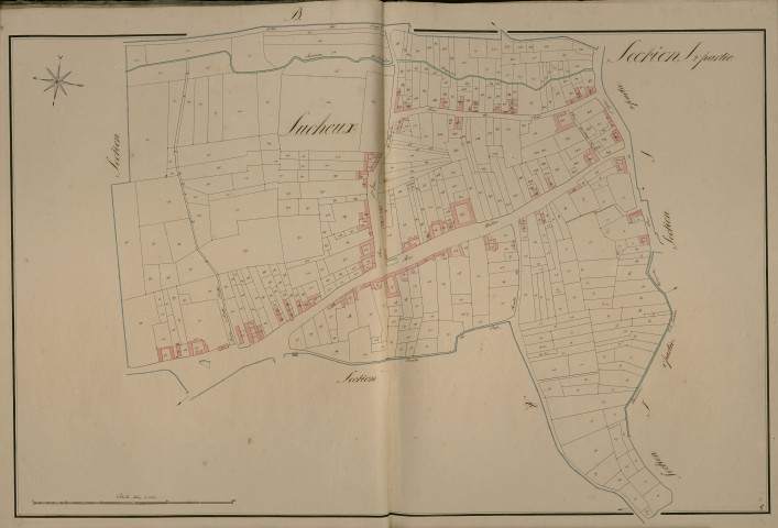 Plan du cadastre napoléonien - Lucheux : Lucheux, I2