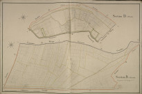 Plan du cadastre napoléonien - Boves : B1 et D2