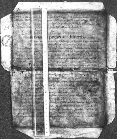 Chapitre Saint-Martin à Picquigny. Fragments du cartulaire du chapitre p. 55 à 58 (Don de M. R. Guerlin, en 1891). 1278-1581 (copies)