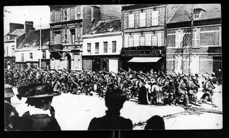 Amiens. Entrée des troupes allemandes en août 1914