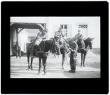 Manoeuvres du service de santé, train des équipages à Boves - octobre 1902