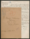 Témoignage de Delannoy, François et correspondance avec Jacques Péricard