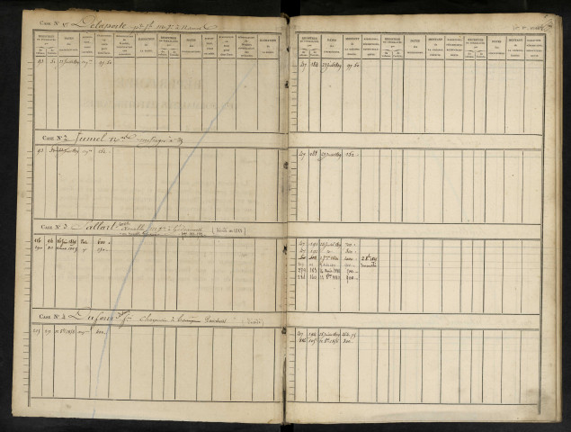 Répertoire des formalités hypothécaires, du 23/07/1839 au 13/05/1840, volume n° 62 (Conservation des hypothèques de Doullens)