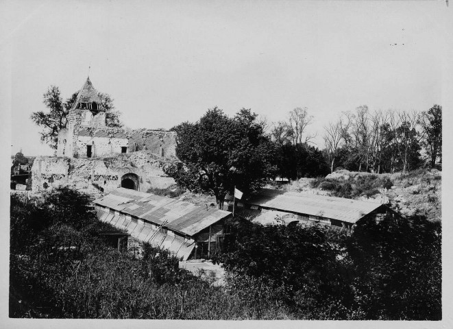 Château de Ham : les destructions de guerre