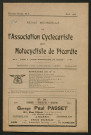 Revue mensuelle de l'association cyclecariste et motocycliste de Picardie - 1ère année, numéro 6
