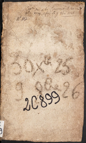 Contrôle des actes du bureau de Conty pour la période du 31 décembre 1725 au 9 octobre 1726