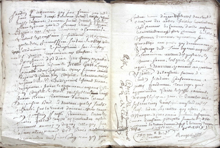 Etude de Me Nicolas Rouget à Amiens (étude n°5). Minutes de l'année 1705