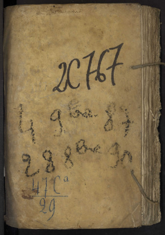 Contrôle des actes du bureau d'Andainville pour la période du 28 mai 1697 au 10 août 1723