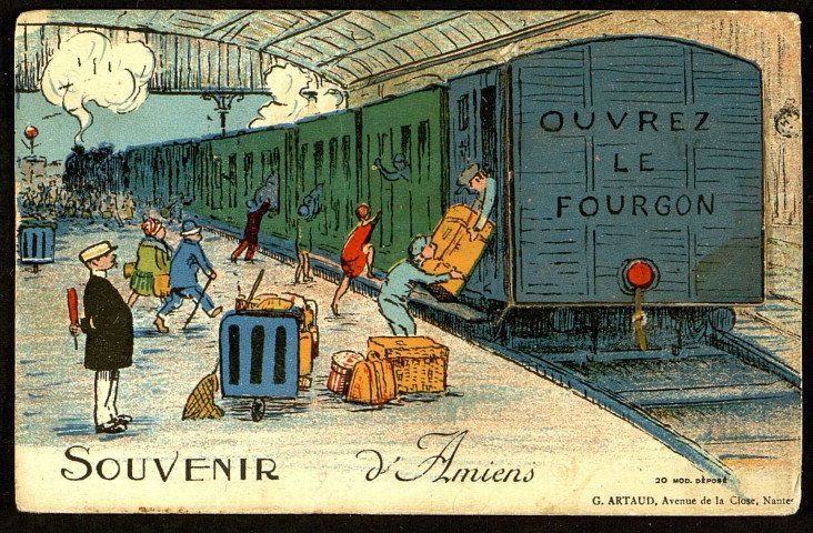 Souvenir d'Amiens "Ouvrez le fourgon"