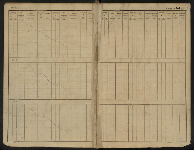 Répertoire des formalités hypothécaires, du 23/05/1860 au 24/10/1860, volume n° 96 (Conservation des hypothèques de Doullens)