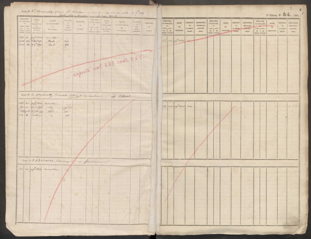 Répertoire des formalités hypothécaires, du 17/09/1864 au 14/04/1865, volume n° 108 (Conservation des hypothèques de Doullens)