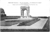 Arc de Triomphe - "Aux Défenseurs de la Somme"