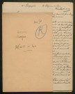 Témoignage de Boeyers (Sergent) et correspondance avec Jacques Péricard