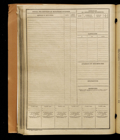 Cardon, Léopold Gustave, né le 14 mars 1893 à Roye (Somme), classe 1913, matricule n° 1144, Bureau de recrutement de Péronne