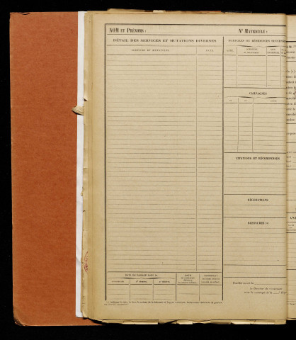 Bizet, Raoul Emile, né le 16 octobre 1897 à Vron (Somme), classe 1917, matricule n° 527, Bureau de recrutement d'Abbeville