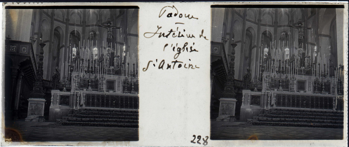 Padoue - Intérieur de l'église Saint-Antoine