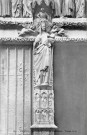 Cathédrale d'Amiens - Porche méridional - Vierge dorée