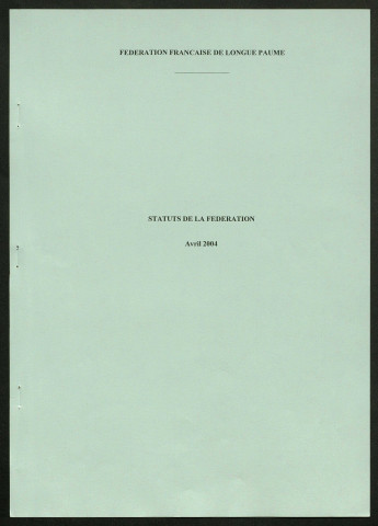 Longue Paume Infos (numéro 47), bulletin officiel de la Fédération Française de Longue Paume