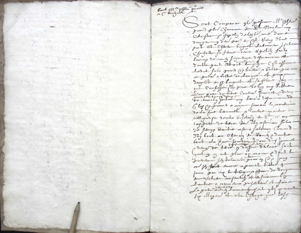 Etude de Me Martin Caron à Amiens (étude n°4). Minutes de l'année 1646