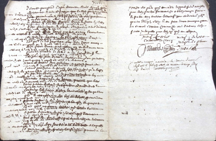 Etude de Me Jean Duval à Amiens (étude n°8). Minutes de l'année 1696