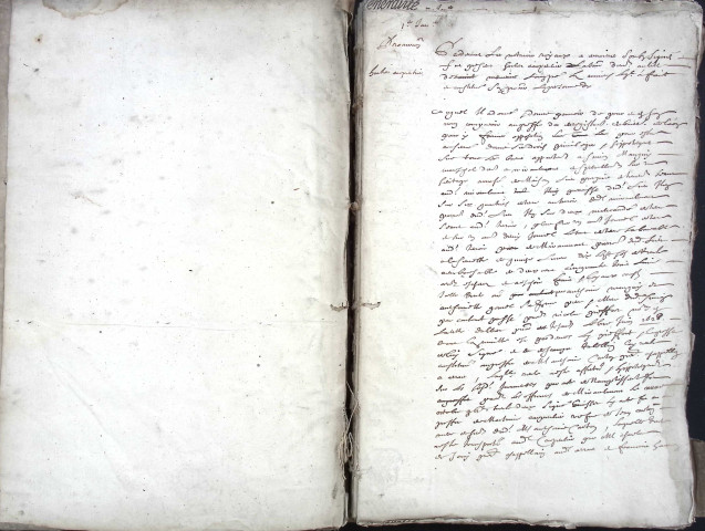 Etude de Me François Lecaron à Amiens (étude n°11). Minutes de l'année 1674