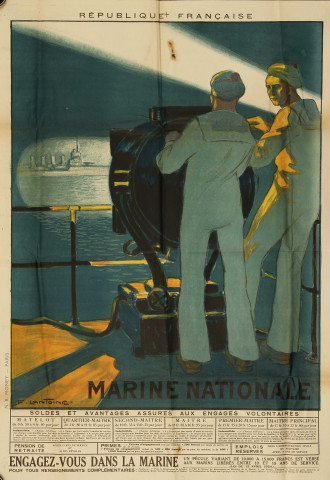 République Française. Marine Nationale. Engagez-vous dans la marine