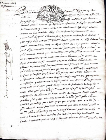 Etude de Me Adrien Dehen à Amiens (étude n°24). Minutes des années 1724-1742