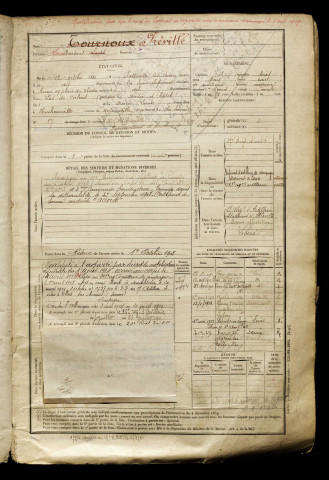 Fréville, Louis Norbert, né le 18 octobre 1885 à Sotteville-lès-Rouen (Seine-Maritime), classe 1905, matricule n° 72, Bureau de recrutement d'Abbeville