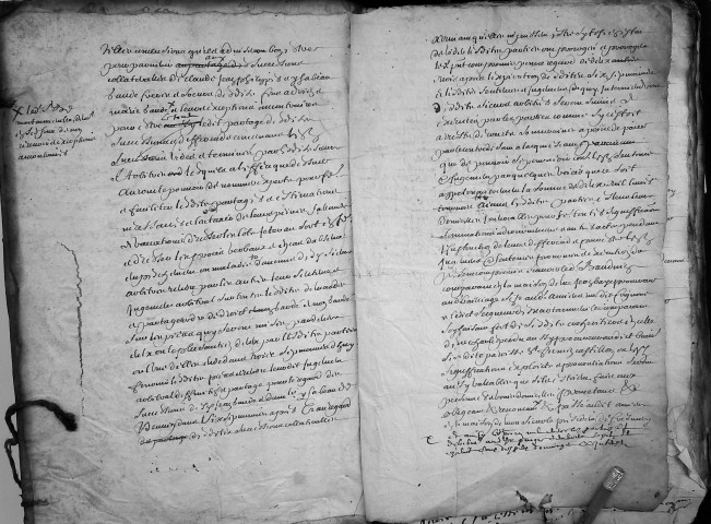 Etude de Me François Machart à Amiens (étude n°13). Minutes des années 1660-1661