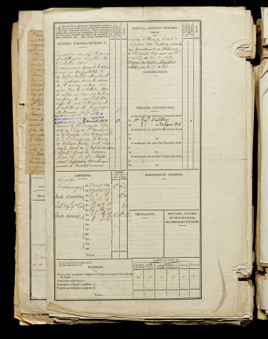 Moince, Raoul Arthur Joseph, né le 29 novembre 1889 à Yvrench (Somme), classe 1909, matricule n° 769, Bureau de recrutement d'Abbeville