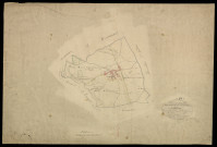 Plan du cadastre napoléonien - Gauville : tableau d'assemblage