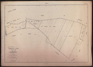 Plan du cadastre rénové - Aigneville : section ZE
